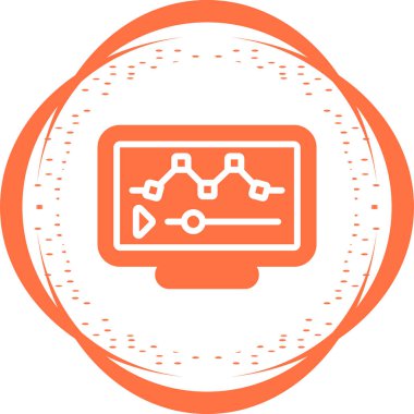 Modern görüntü düzenleme simgesinin vektör illüstrasyonu