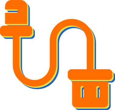 Cable Ferrule simgesinin vektör illüstrasyonu