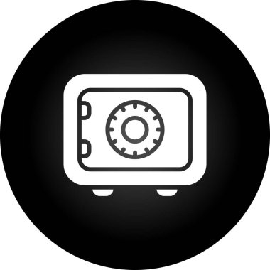 Güvendesin. Web simgesi basit illüstrasyon      