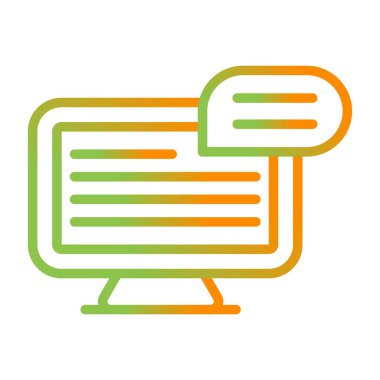 Bilgisayar web simge vektör çizim