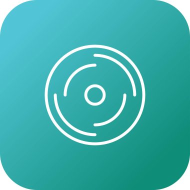 Disk modern simgesinin vektör illüstrasyonu