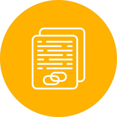 belge dosya simgesi, vektör illüstrasyonu 