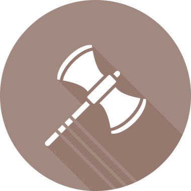 Balta. Web simgesi basit illüstrasyon