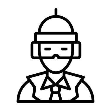 Hırsızlık simgesinin vektör illüstrasyonu