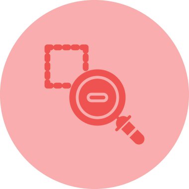 Köşedeki simgenin vektör illüstrasyonu