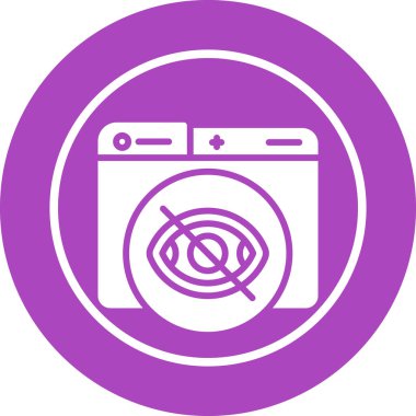 Özel. Web simgesi basit illüstrasyon