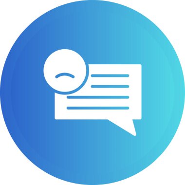 Müşteri memnuniyetsizliği simgesinin vektör çizimi