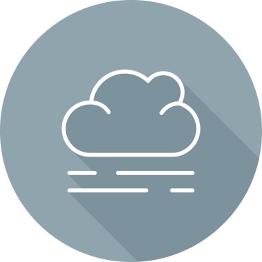 bulut vektörü simgesi modern basit illüstrasyon