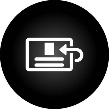 Ürün geri çağırma simgesi vektör illüstrasyonu 