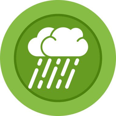 Bulut. Web simgesi basit illüstrasyon 