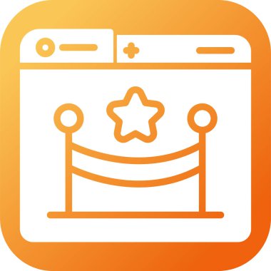 Olay Web simgesi, basit illüstrasyon
