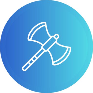 Balta. Web simgesi basit illüstrasyon