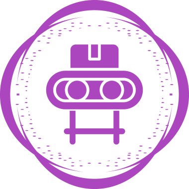 Taşıyıcı Şerit simgesi, vektör illüstrasyonu 