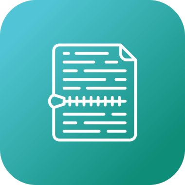 ZIP dosya biçimi vektör illüstrasyonu