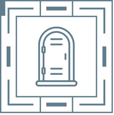 Acil tuvalet. Web simgesi basit illüstrasyon