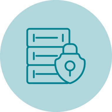 Sunucu web simgesi, vektör çizim