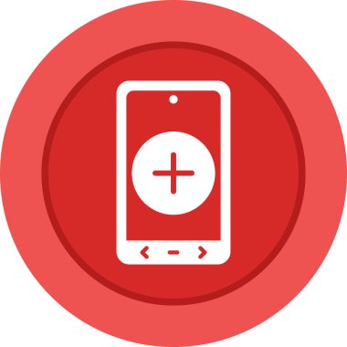 Artı İşaretle, Simge Vektörü İllüstrasyon Logo Şablonu Beyaz Arkaplanda İzole Ekle.