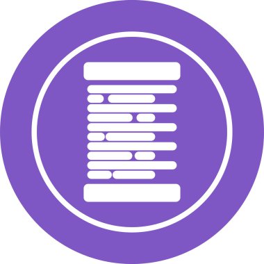 Web ve mobil için sol hizalama simgesi, vektör illüstrasyonu