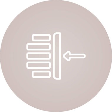 margin web simgesi, vektör illüstrasyon tasarımı 