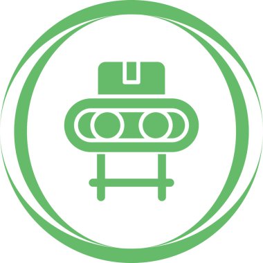 Taşıyıcı Şerit simgesi, vektör illüstrasyonu 