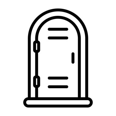 Acil tuvalet. Web simgesi basit illüstrasyon