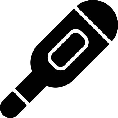 termometre simgesi, vektör illüstrasyonu basit tasarım 