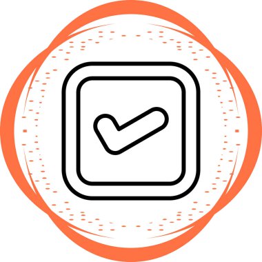 işaret simgesini işaretle, vektör illüstrasyonu 