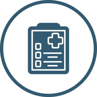 belge simgesi, vektör illüstrasyonu basit tasarım