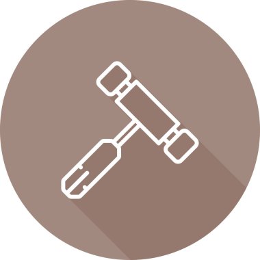 Çekiç ağı simgesi, vektör illüstrasyonu 