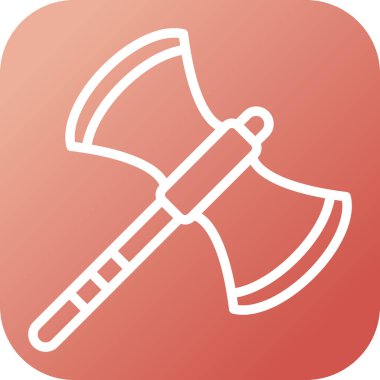 Balta. Web simgesi basit illüstrasyon