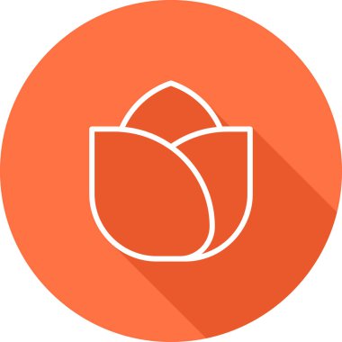  gül çiçeği ikonu vektör illüstrasyonu 