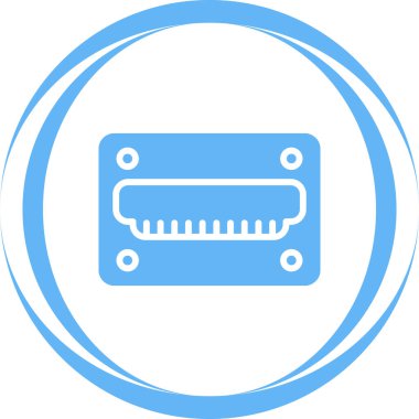 hdmi simgesi, web tasarımı için resimleme