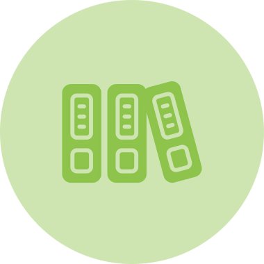Belge Arşivleme Web simgesi vektör illüstrasyonu
