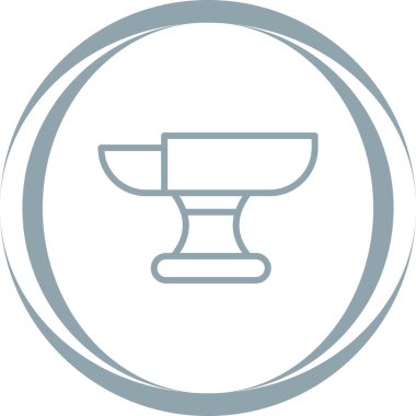 örs simgesi, vektör illüstrasyonu basit tasarım