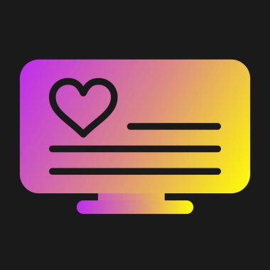 Bir rapor simgesinin vektör illüstrasyonu