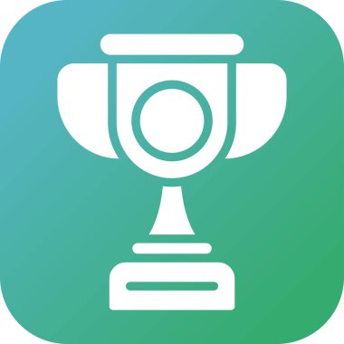 kupa ikonu vektör illüstrasyonu 