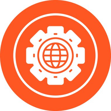 İnternet web simgesi, vektör tasarımı 