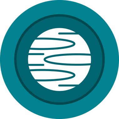 Gezegen simge vektör çizim 