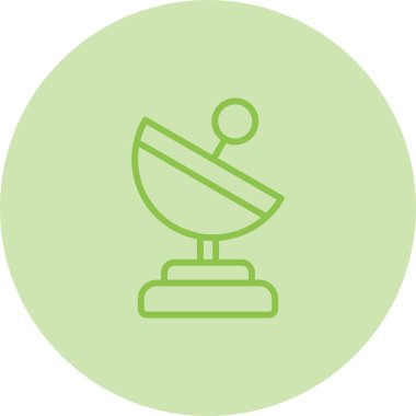 Anten. Web simgesi basit illüstrasyon