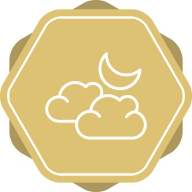 Bulut. Web simgesi basit illüstrasyon