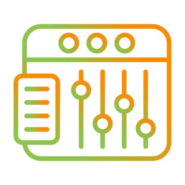 Tarayıcı web simgesi, basit illüstrasyon