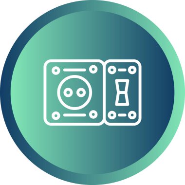 Anahtarı simge vektör çizim