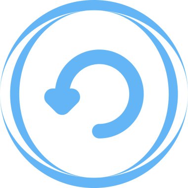 Sembolü çevir. Web simgesi basit tasarım