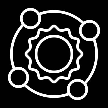 güneş web simgesi basit tasarım 