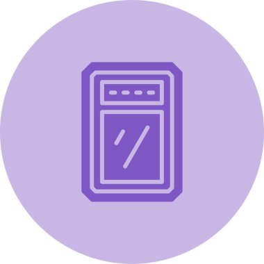 Oyun ikonu. Siluet tarzı. Oyun konsolu. Video oyunu ikonu. Vektör İllüstrasyonu