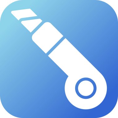 Cıvata kesici. modern simge web basit illüstrasyon