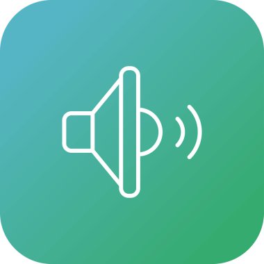 ses simgesi, vektör illüstrasyonu