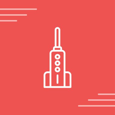 Modem simgesi web basit illüstrasyon