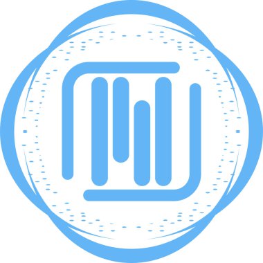 Satır simgesi, logo tasarım şablonu, vektör illüstrasyonu