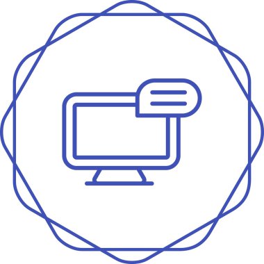 Bilgisayar web simge vektör çizim